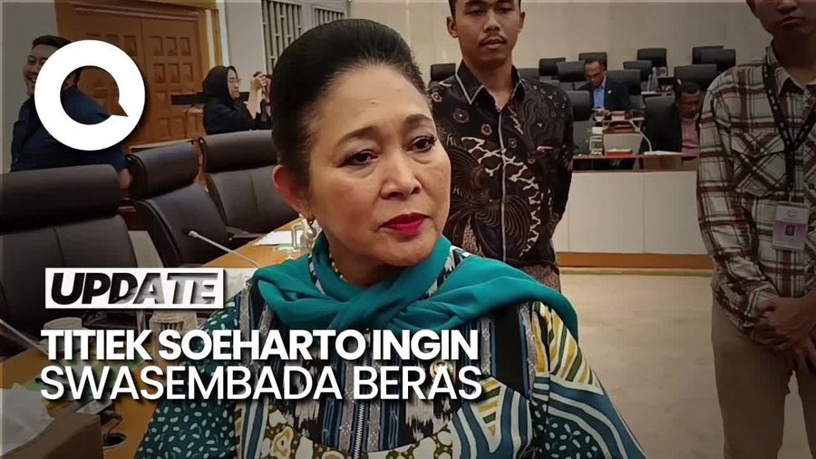 Video Titiek: Zaman Pak Harto Dulu Swasembada Beras, Kenapa Nggak Nyontek Aja