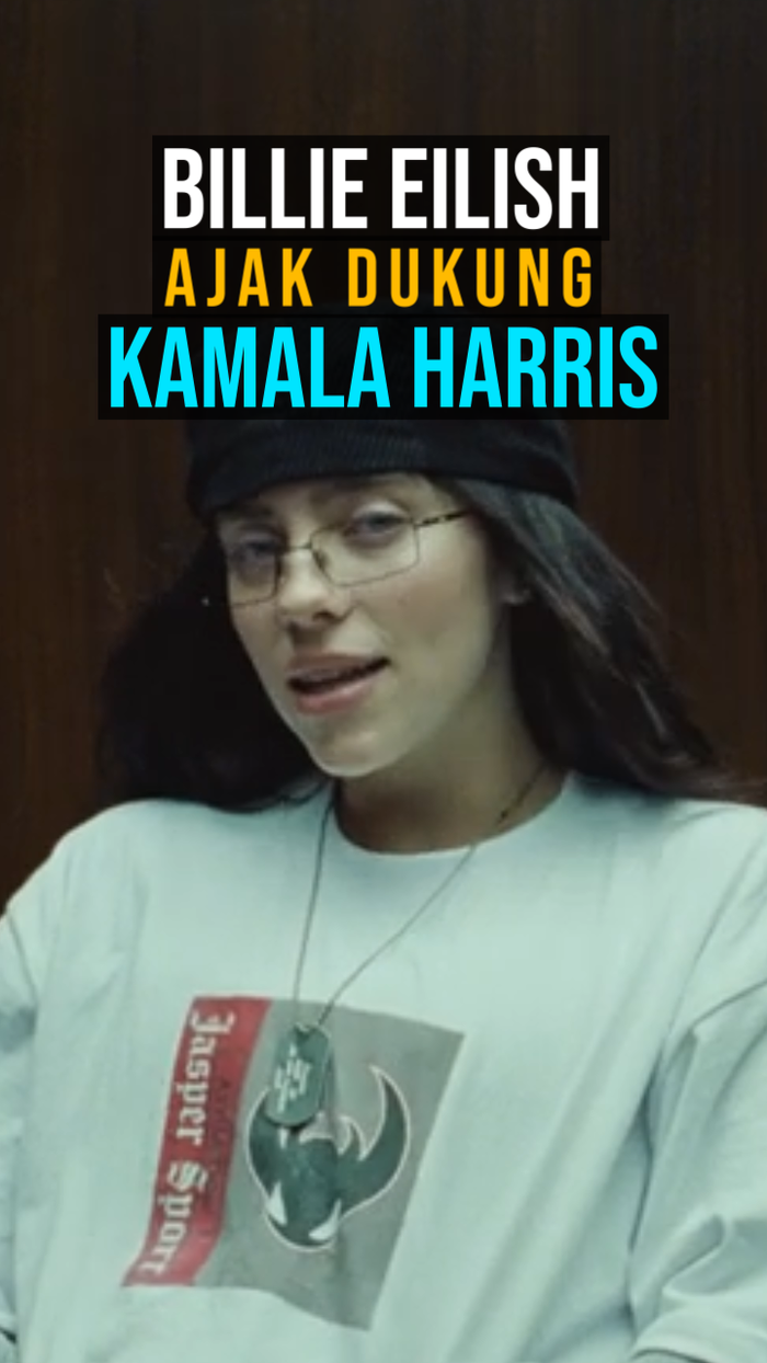 Video: Momen Billie Eilish Ajak Penonton Konsernya Dukung Kamala Harris