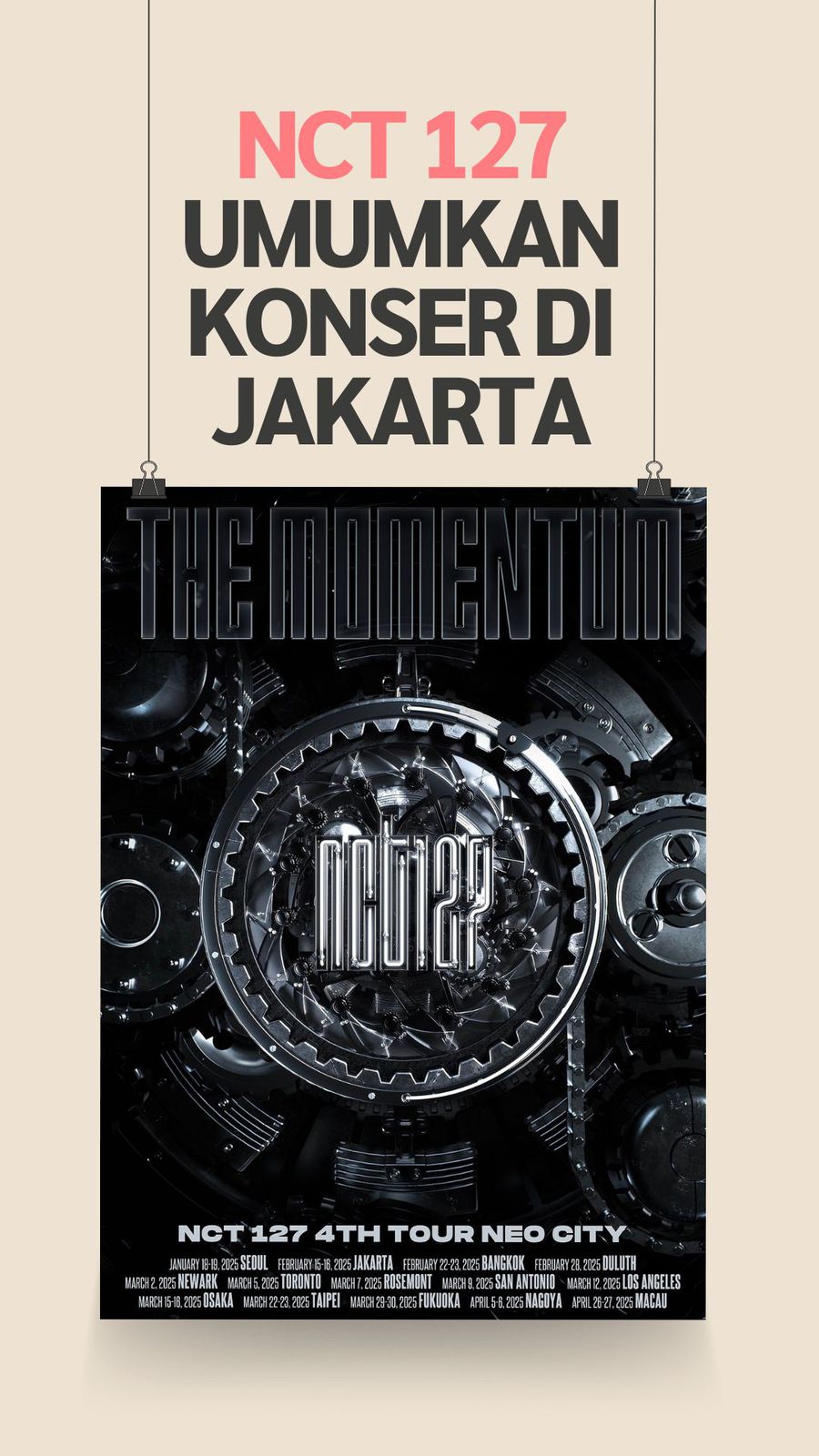 Video: NCT127 Bakal Gelar Konser di Jakarta Februari 2025