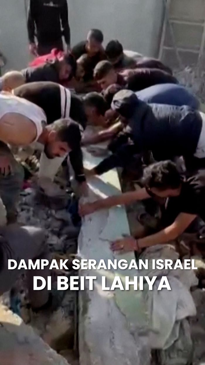 Video: Israel Serang Kota Beit Lahiya, 7 Warga Gaza Tewas