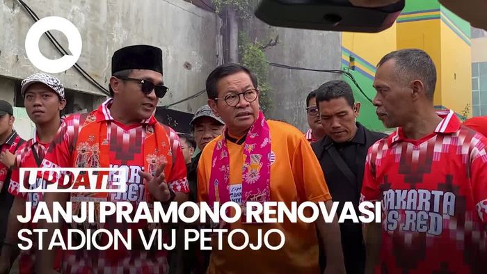 Video Janji Pramono akan Renovasi Stadion VIJ Petojo: Jadi Basecamp Persija