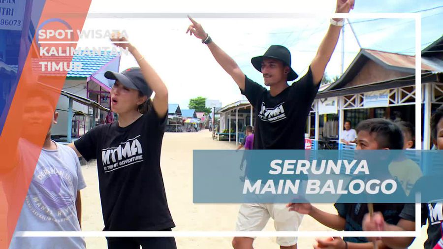 Serunya Bermain Balogo bersama Anak-Anak Lokal Pulau Derawan Kalimantan Timur