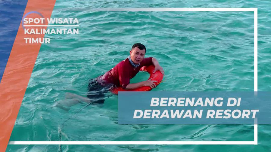 Berenang Menyegarkan Tubuh di Laut Derawan Resort Kalimantan Timur