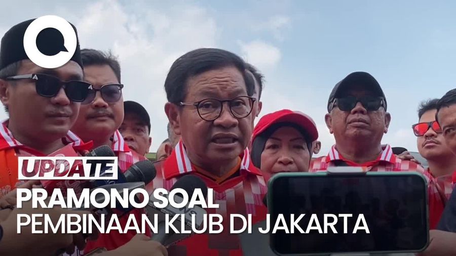 Video Pramono akan Adakan Piala Gubernur: Buat Rekrutmen Pemain Persija