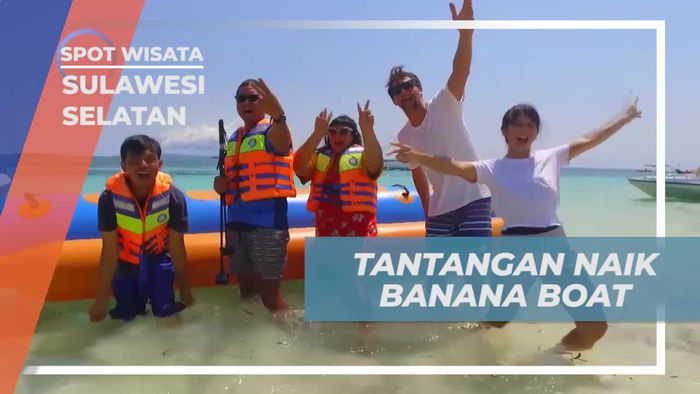 Menantang Adrenalin dengan Banana Boat di Bara Beach Sulawesi Selatan