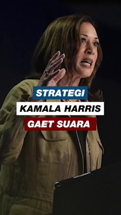 Video: Momen Kamala Harris Door to Door Sehari Jelang Pilpres AS