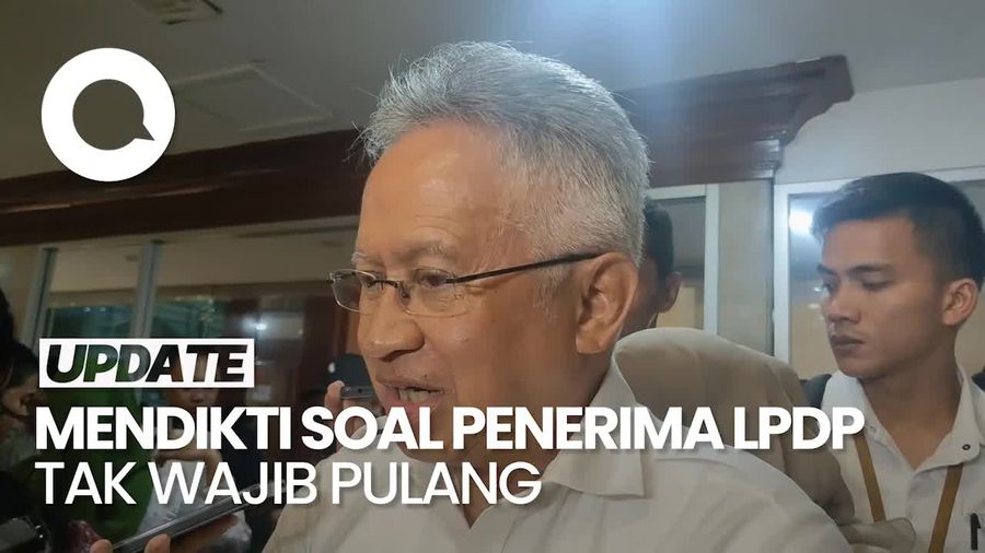 Video: Mendikti Tegaskan Penerima LPDP yang Tak Pulang ke RI Harus Izin