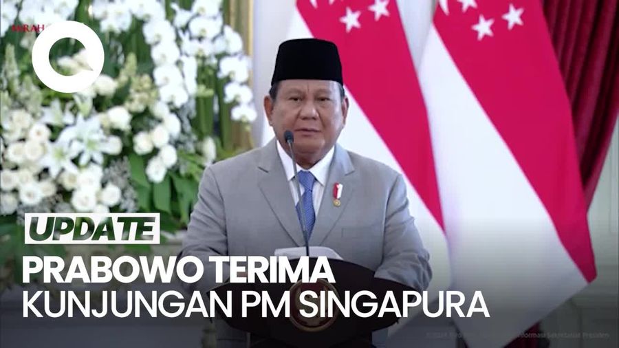Video: Prabowo Terima Kunjungan PM Singapura, Bahas Investasi IKN