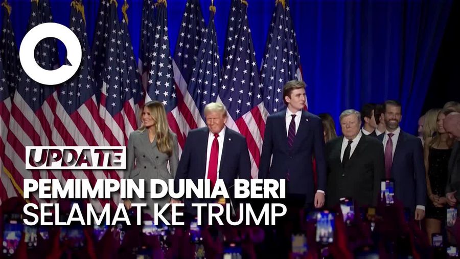 Video: Ramai-ramai Pemimpin Dunia Ucapkan Selamat ke Donald Trump