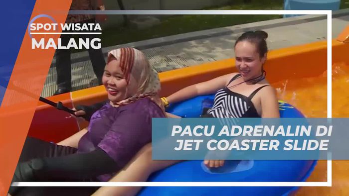 Menikmati Wahana Jet Coaster Slide yang Memacu Adrenalin, Kota Malang