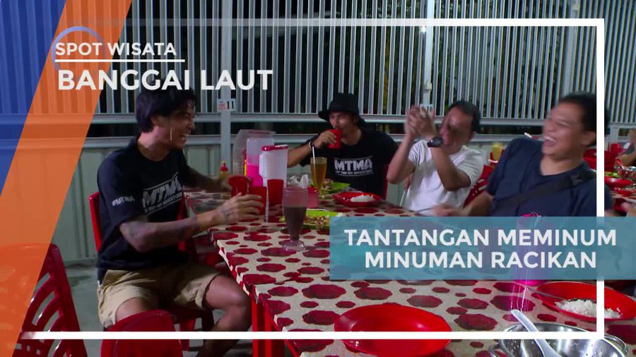 Tantangan Meminum Minuman Racikan di Banggai Laut