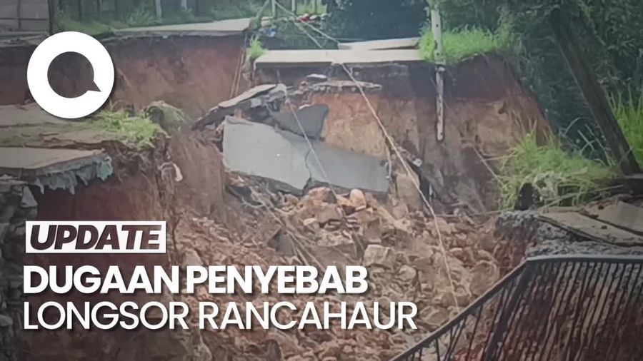 Video Pemkab Tangerang Ungkap Dugaan Awal Penyebab Longsor di Rancahaur