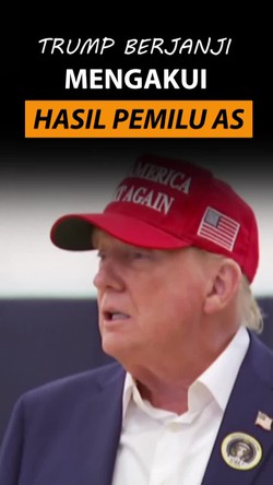 Video: Trump Janji Akan Terima Jika Kalah Pilpres, Pastikan Tak Ada Kekerasan