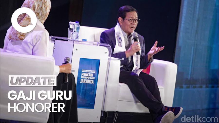 Video Pramono Janji Naikkan Gaji Guru Honorer Jika Terpilih: Harus UMR