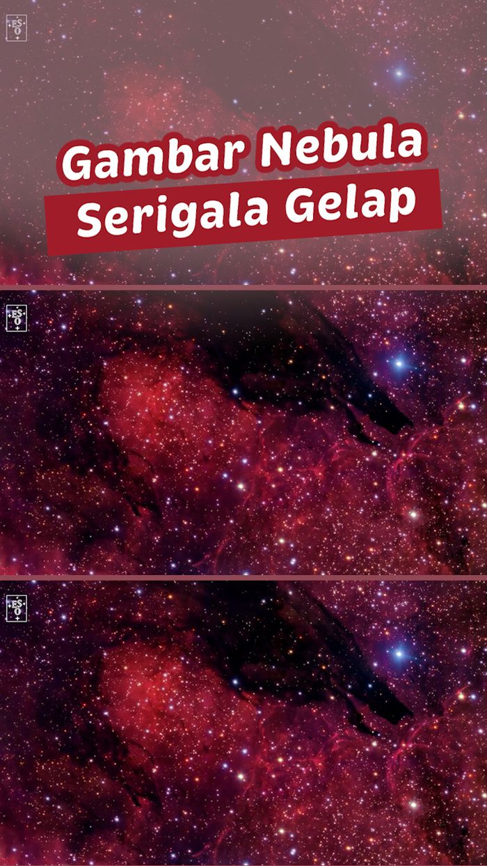 Video: Penampakan Nebula Serigala Gelap, Awan Kosmik Dekat Pusat Bima Sakti