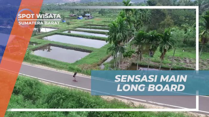 Rasakan Sensasi Long Board di Lembah Harau, Sumatera Barat