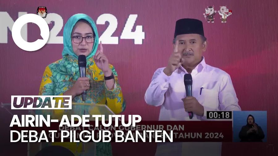 Video Airin Tutup Debat: Kekuasaan Adalah Ujian, Doakan Kami Amanah