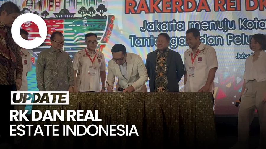 Video RK Tanda Tangani Kontrak Politik dengan REI Jakarta, Ini Isinya...