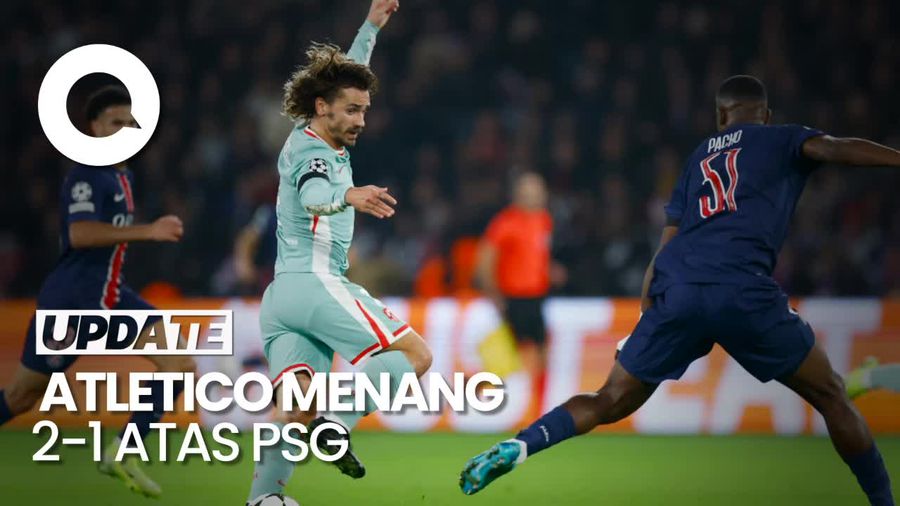 Video PSG Vs Atletico: Los Colchoneros Menang Dramatis 2-1