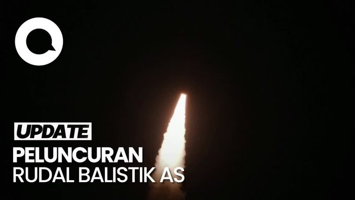 Video: Detik-detik AS Luncurkan Rudal Balistik Antarbenua Berkemampuan Nuklir