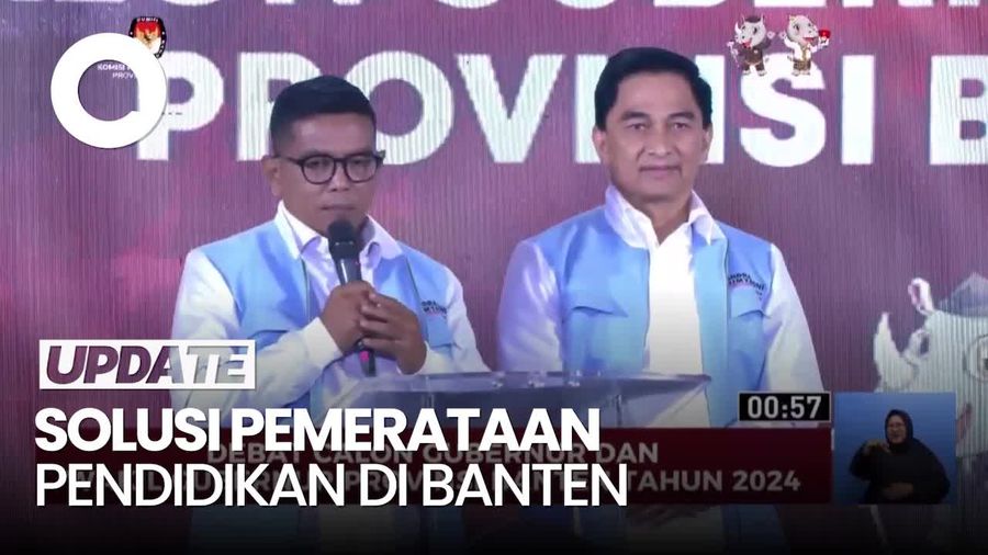 Video: Andra Soni Ingin Beri Pendidikan Gratis, Airin Pilih Buat Program Santri Inovator
