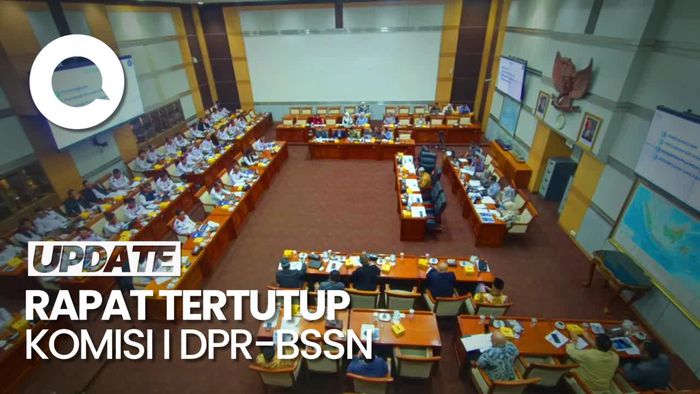 Video: Komisi I DPR Rapat Tertutup Bareng BSSN Bahas Pilkada 2024