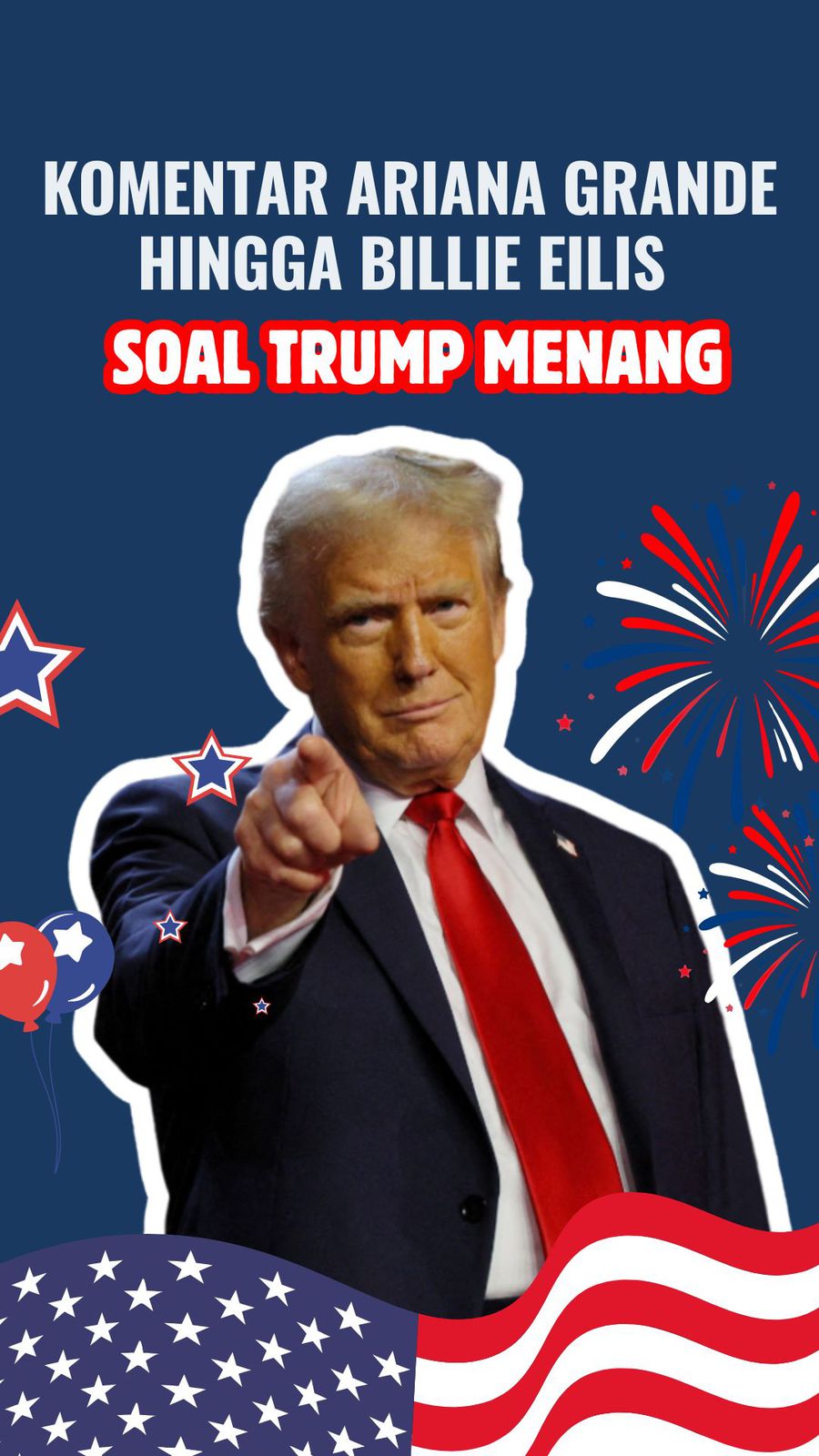 Video: Reaksi Selebriti Hollywood atas Kemenangan Trump di Pilpres AS