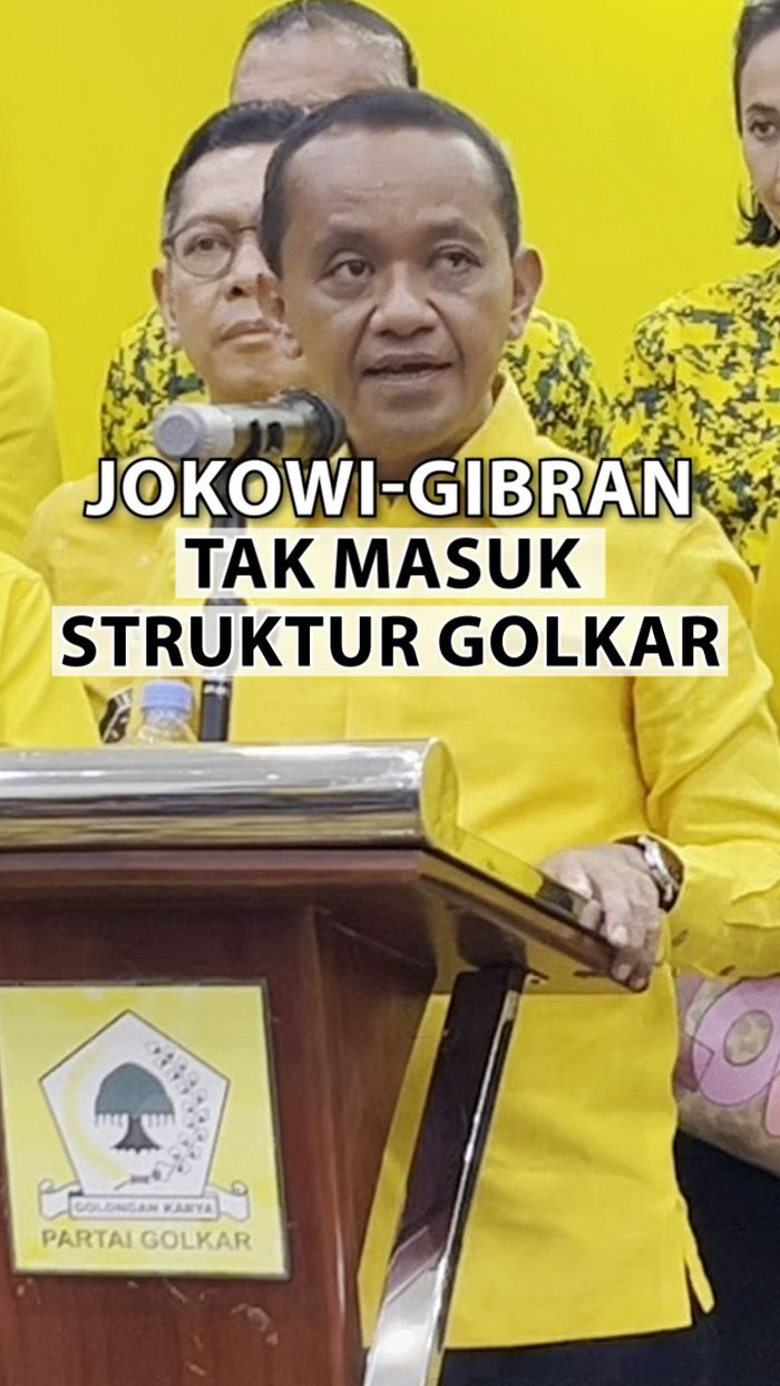 Video: Tak Ada Nama Jokowi-Gibran dalam Struktur Golkar