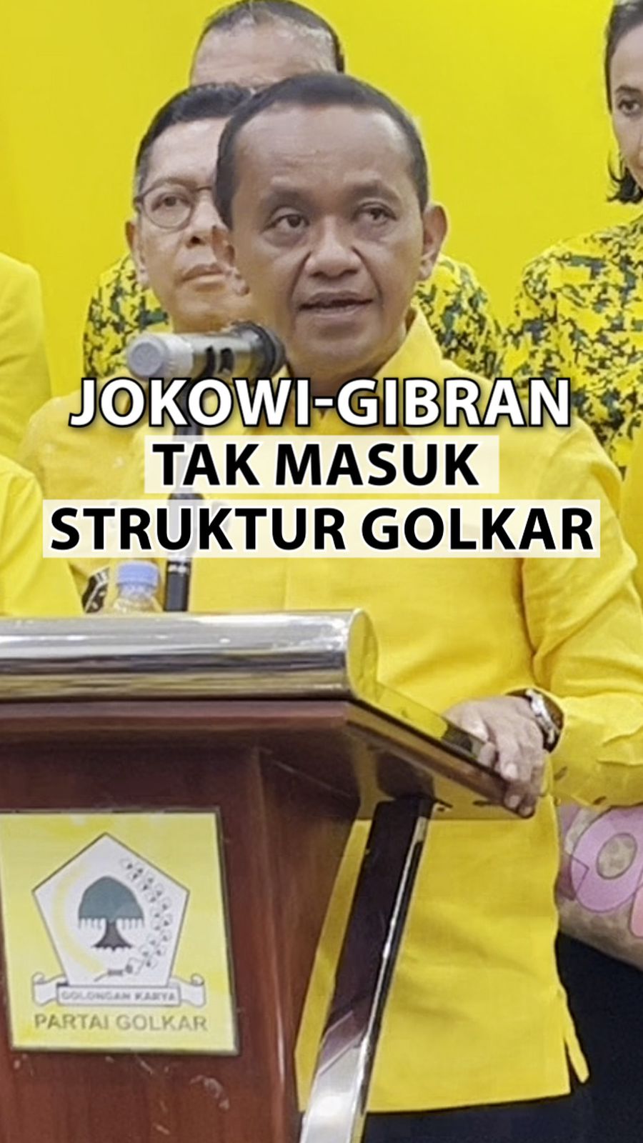 Video: Tak Ada Nama Jokowi-Gibran dalam Struktur Golkar