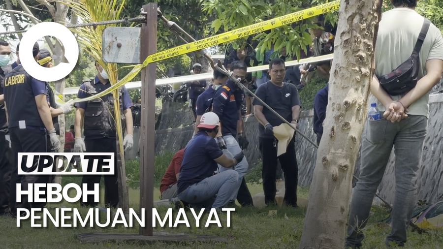 Video Penemuan Mayat Pria Gegerkan Warga Denpasar, Ada Luka di Leher