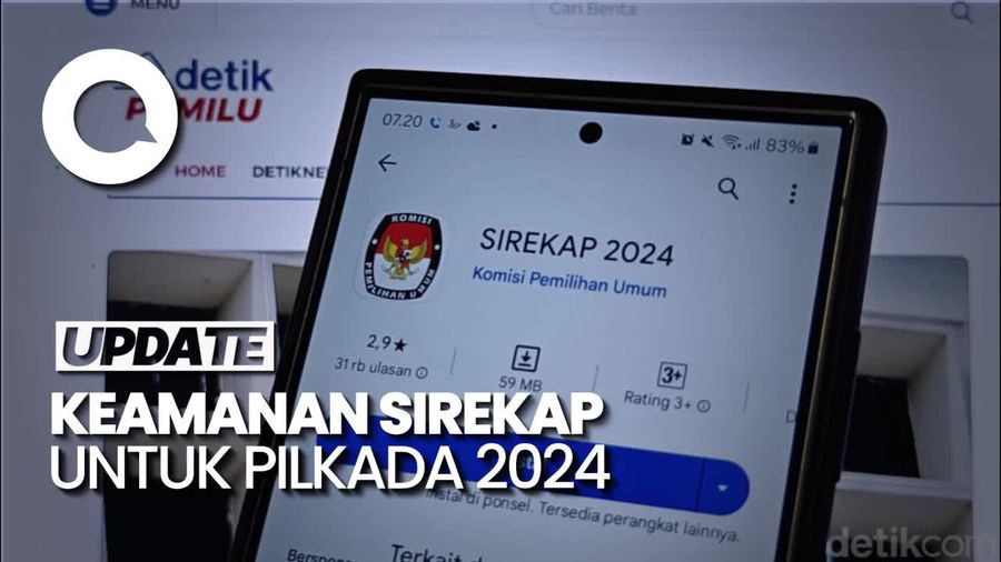 Video: BSSN Sebut Keamanan Sirekap untuk Pilkada 2024 Sudah Baik