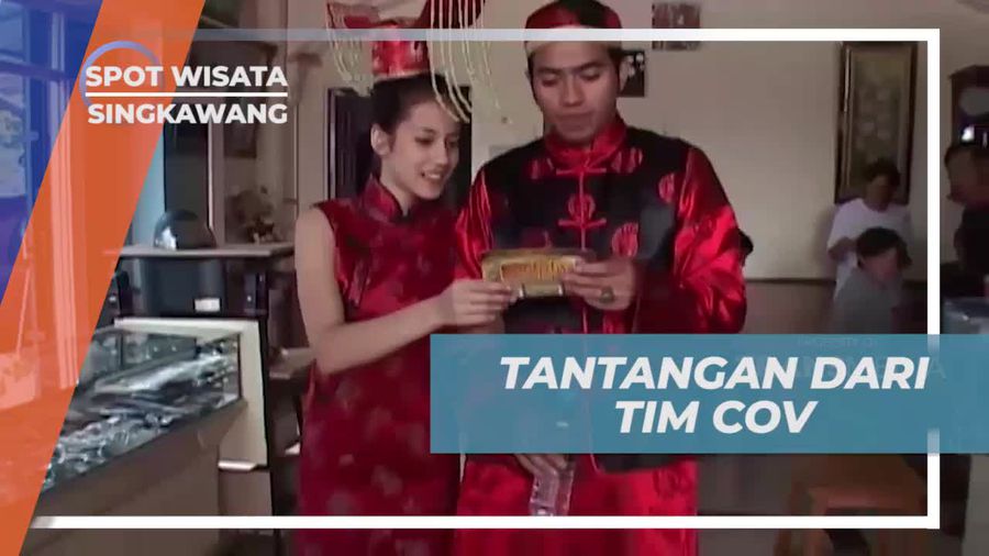 Tantangan Unik Meminta Angpao di Singkawang