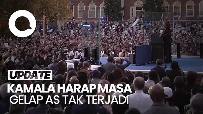 Video Kamala: Banyak yang Merasa Kita Masuk Masa Gelap, Saya Harap Tak Terjadi