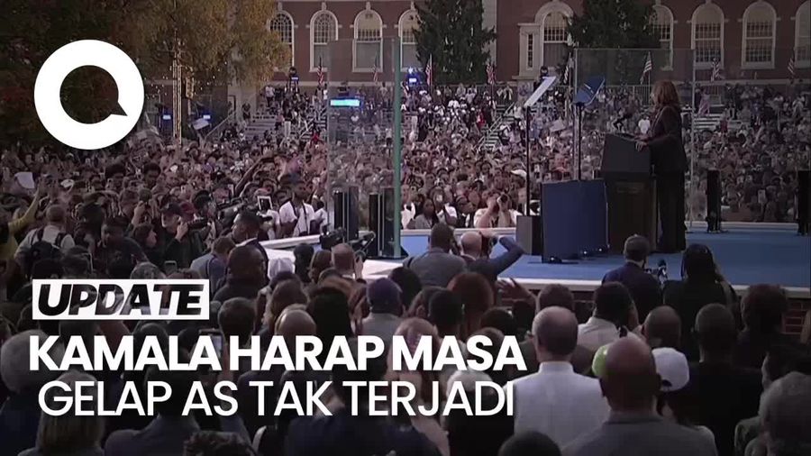 Video Kamala: Banyak yang Merasa Kita Masuk Masa Gelap, Saya Harap Tak Terjadi