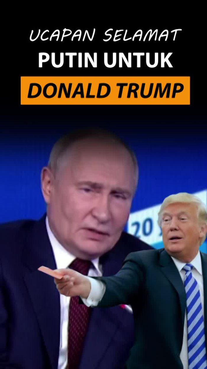 Video: Putin Ucapkan Selamat ke Trump, Sebut Rusia Siap untuk Diskusi
