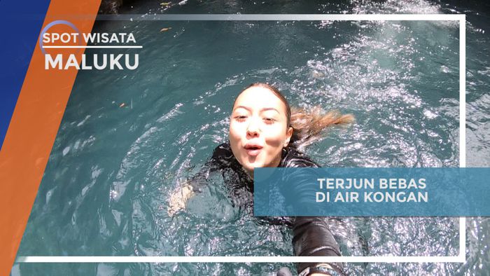 Terjun Bebas dari Bukit ke Air Kongan, Maluku
