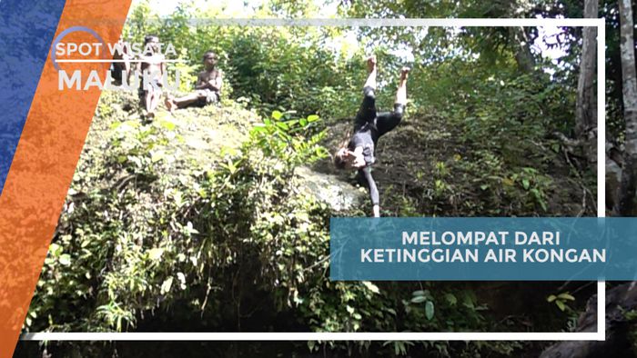 Melompat dari Ketinggian dan Menyelam di Air Kongan, Maluku