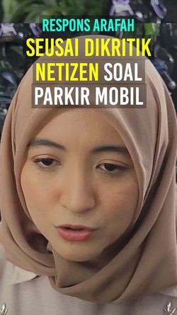 Video Arafah Rianti Jawab Kritikan Netizen soal Parkir Mobil