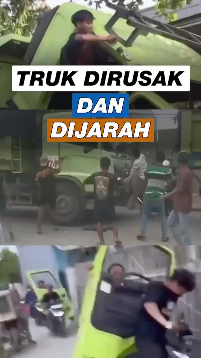 Video Truk Tanah Juga Dijarah Warga Buntut Tabrak Anak Kecil di Tangerang