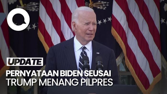 Video Biden: Saya Telah Ucapkan Selamat ke Presiden Terpilih Trump 