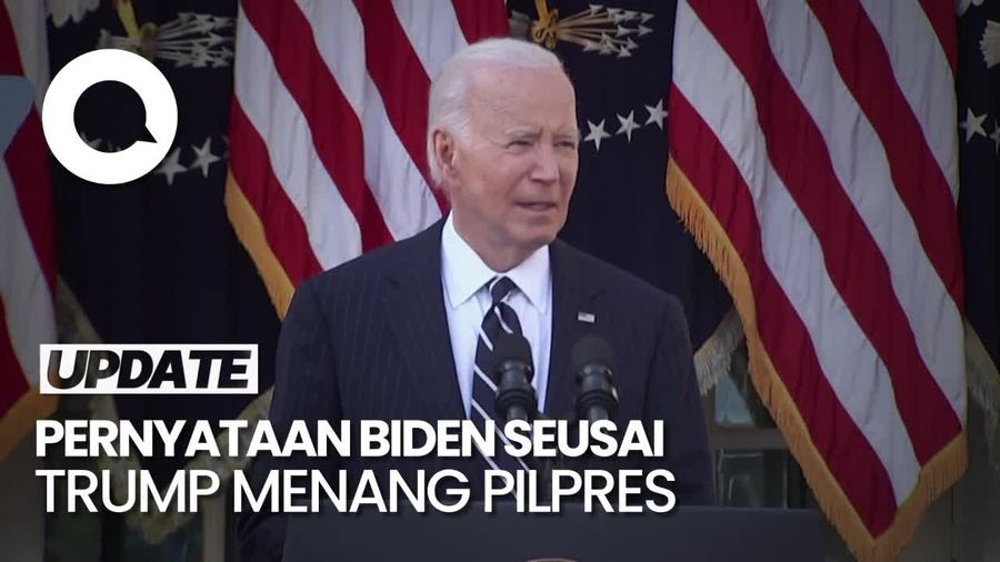 Video Biden: Saya Telah Ucapkan Selamat ke Presiden Terpilih Trump 