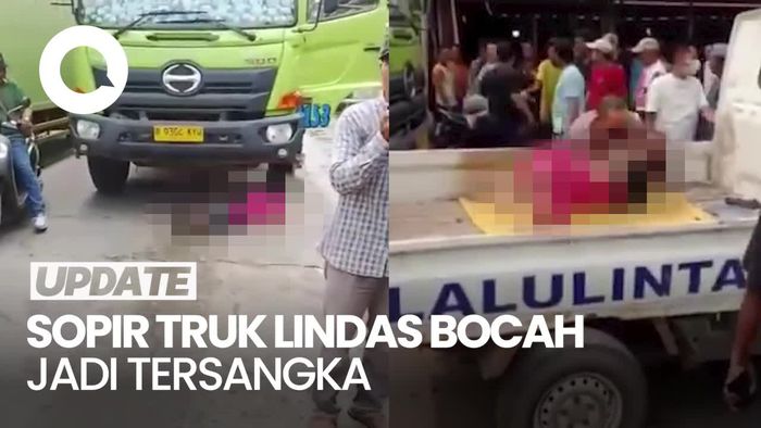 Video: Sopir Truk yang Lindas Bocah di Tangerang Ternyata Positif Sabu
