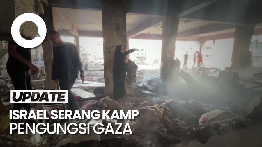 Video: Israel Serang Sekolah Tempat Pengungsian di Gaza, Sedikitnya 10 Orang Tewas