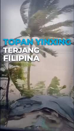 Video Topan Yinxing Menerjang Filipina