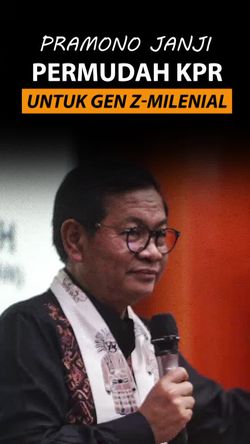  Janji Pramono Permudah KPR untuk Gen Z-Milenial