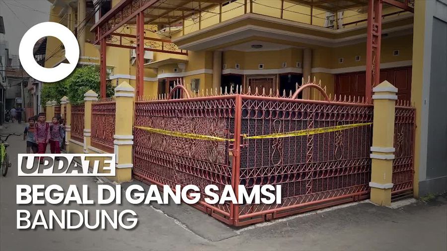 Video Polisi Buru Pembegal Lansia di Gang Samsi Bandung