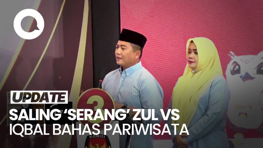 Video Saling Serang Zul Vs Iqbal Bahas Turis & MotoGP di Debat Pilgub NTB