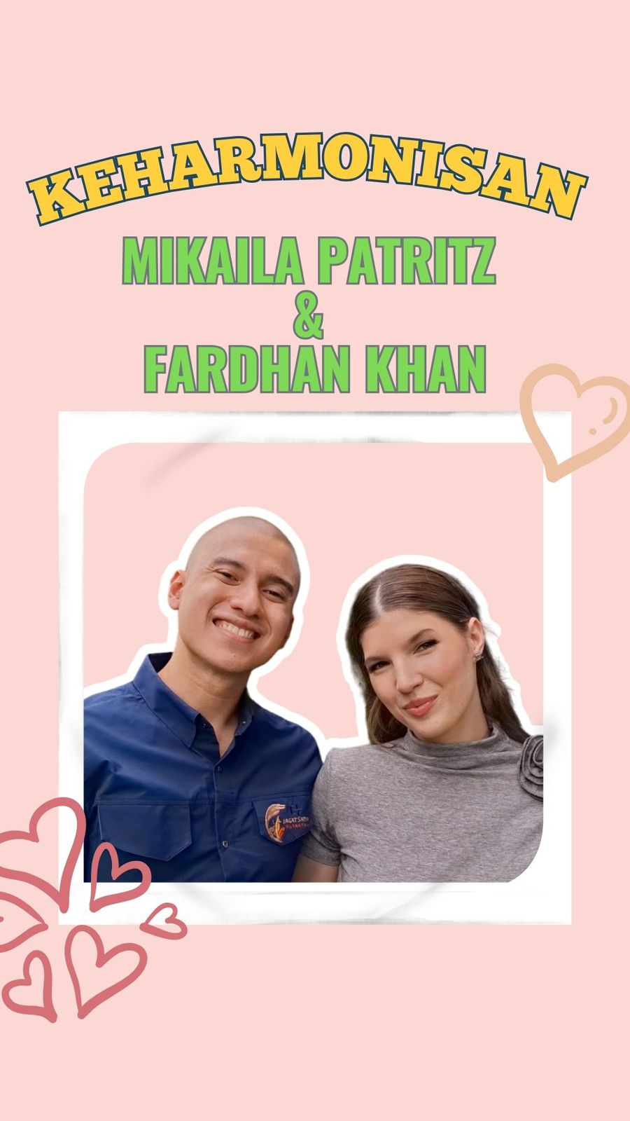 Video: 10 Tahun Menikah, Fardhan Khan-Mikaila Patritz Beri Tips Jaga Keharmonisan