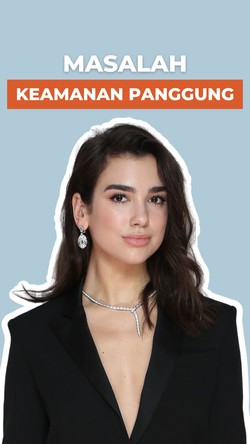 Video Konser Dua Lipa Batal gegara Panggung Tak Aman