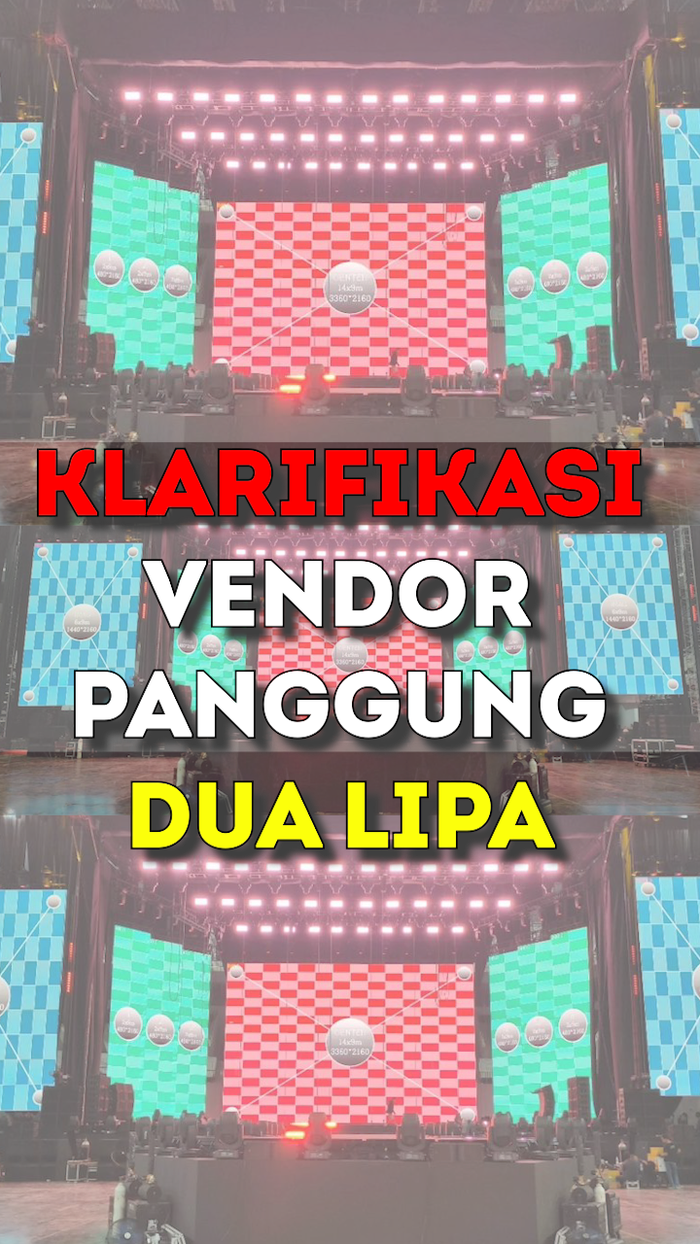 Video: Penampakan Panggung Dua Lipa di Jakarta yang Dianggap Tak Aman